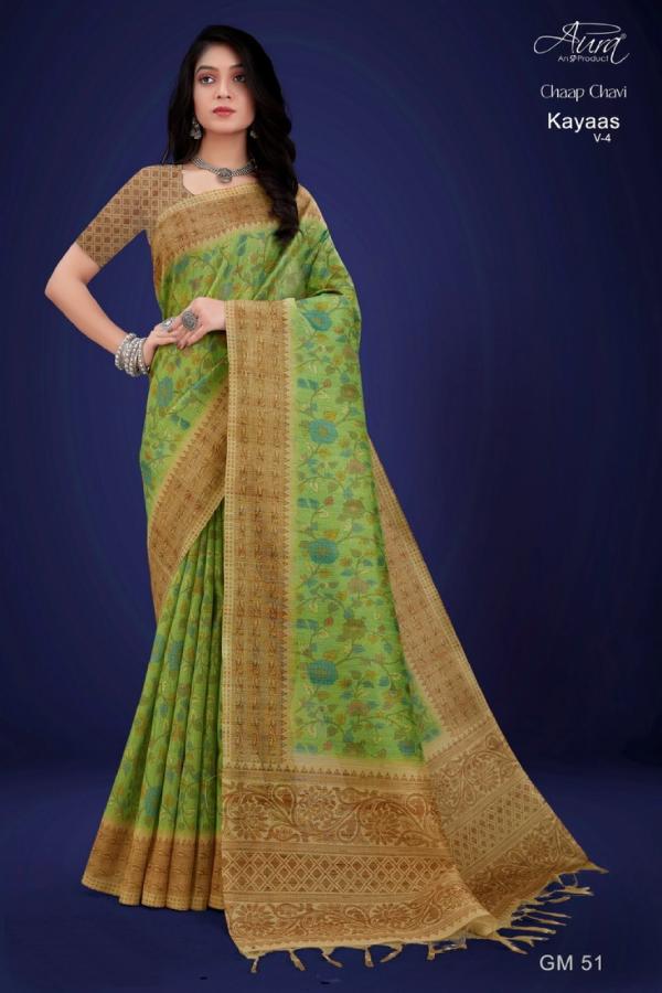 Aura Kayaas Vol 4 Cotton Handloom Saree Collection